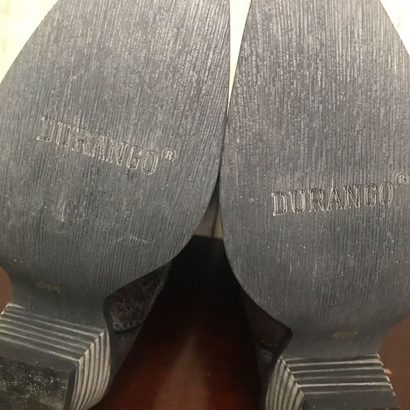 Durango 12" Floral Distressed Metallic Cowboy boot - Picture 10 of 16